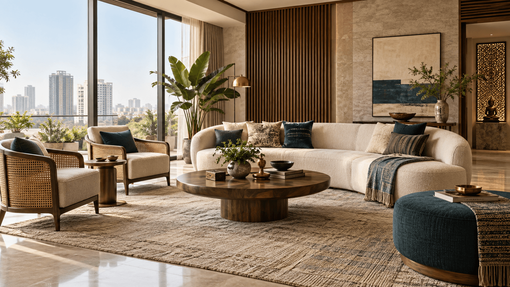 What should a full-home interior budget include?